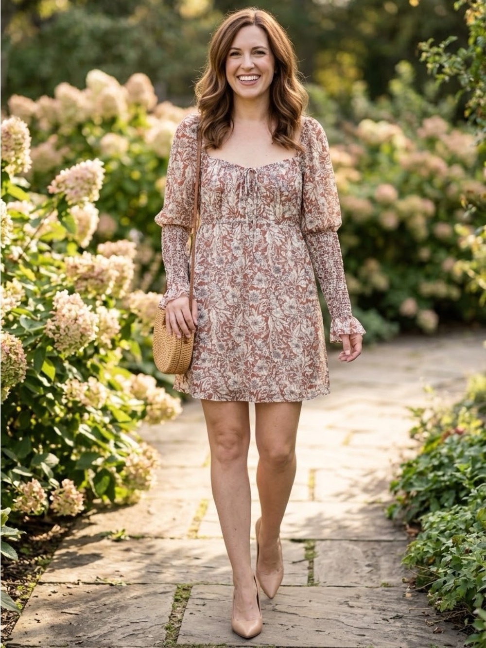 House of Harlow 1960 x Revolve “Brock” Floral Mini Dress